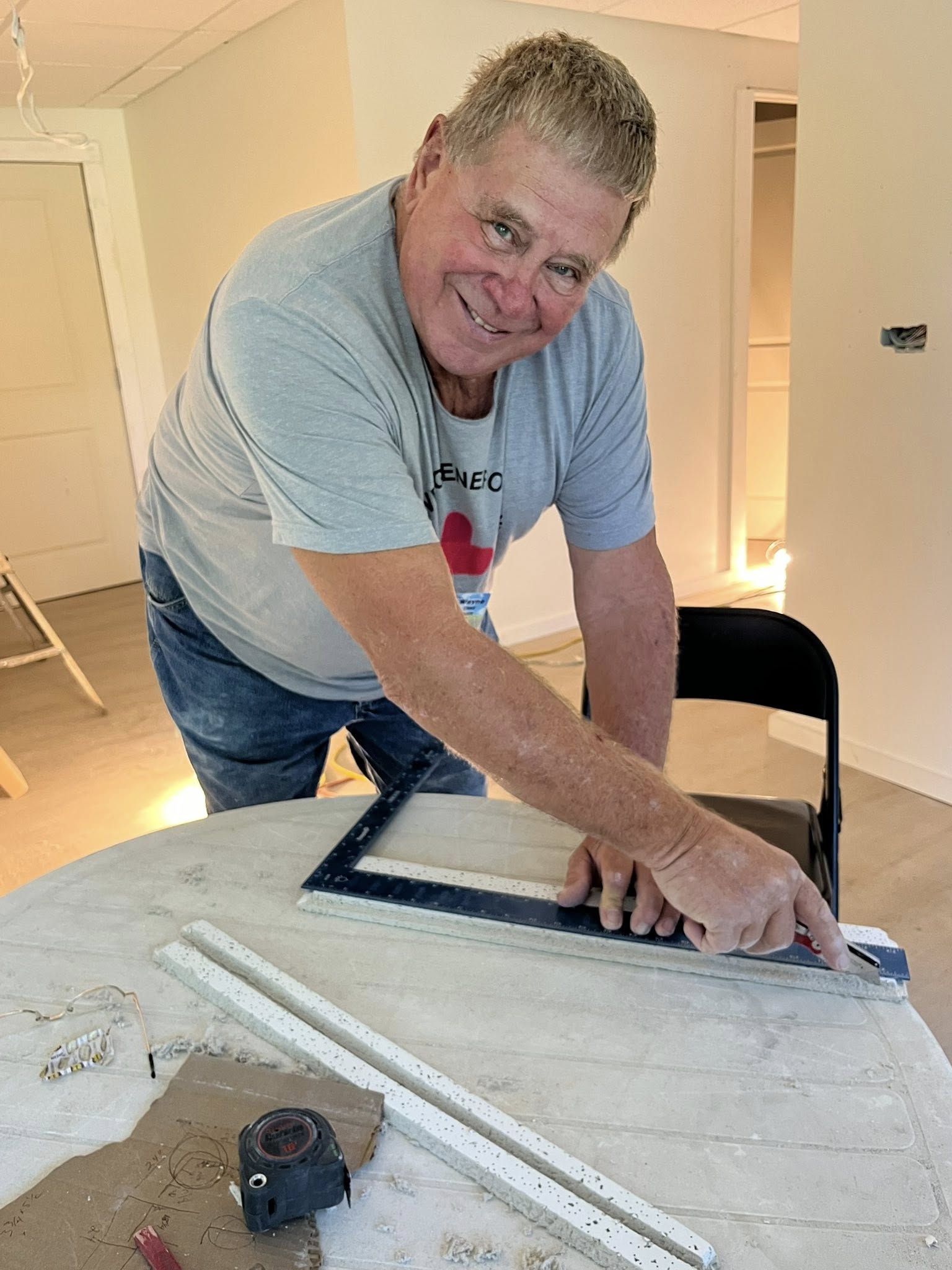 SOWER member serving on a ministry project